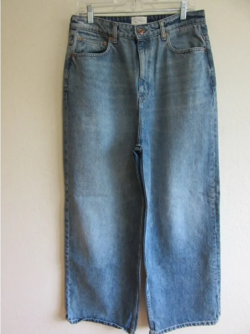 DOEN Blue 30 Wide Leg Denim Jeans-Preowned-CA